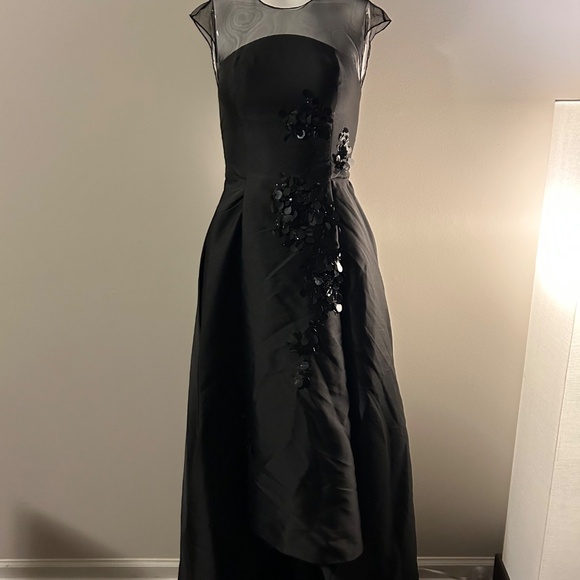 Sachin & Babi Elegant Black High Low Sample Dress size 0 - Picture 4 of 6